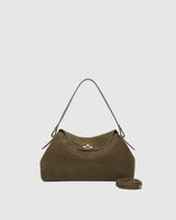 Nicole Suedette Handbag- Olive