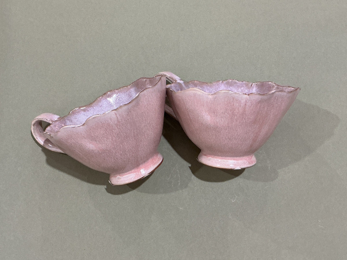 Yuki Stoneware Cup Fawn Pink Glaze
