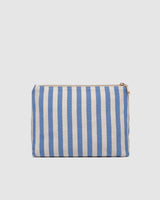 Nala Makeup Bag – Persian Blue Canvas Cosmetic Bag