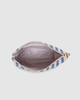 Nala Makeup Bag – Persian Blue Canvas Cosmetic Bag