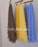 Ruffle Tiered Tutu Skirt