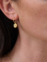 Birthstone 18K Gold Plated Earrings: DEC