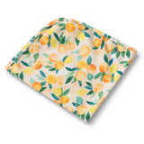 Sunny Citrus Organic Jersey Wrap & Beanie Set