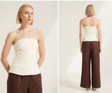 Strapless May Top