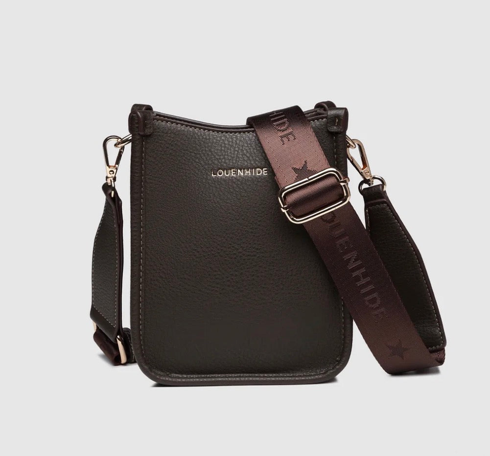 Parker Phone Crossbody Bag Chocolate