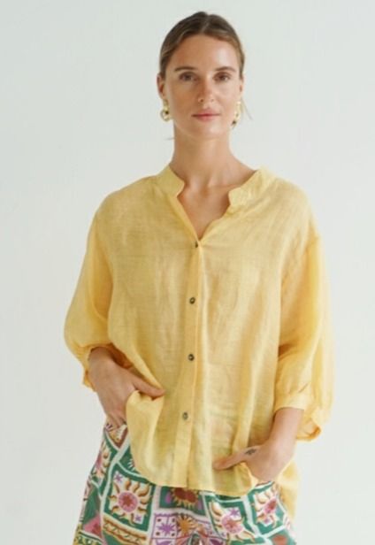 Aurora Linen Button Shirt