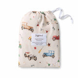 Snuggle Hunny Vintage Cars Organic Fitted Cot Sheet – Baby Bedding