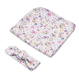 Gracie Organic Jersey Wrap & Topknot Set