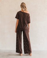 Chocolate Lace Pants