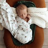 Garden Friends Organic Jersey Wrap & Beanie Set