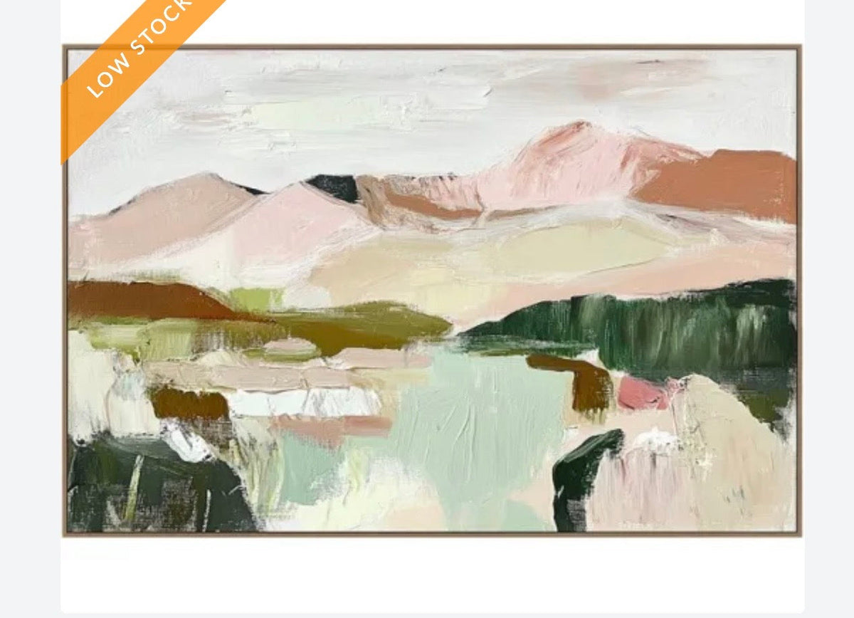 Horizon Hills Framed Canvas