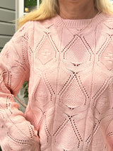 Blush Pink Knit Pullover