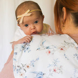 Sweet Swallows Organic Cotton Burp Cloth