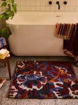 Eliza Bath Mat – Rosewood Organic Cotton Bath Mat