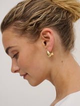 Statement Chunky 18K Gold Plated Earrings