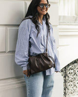 Yumi Crossbody Bag – Chocolate Convertible Clutch