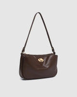 Greta Shoulder Bag – Chocolate Crossbody Bag