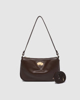 Greta Shoulder Bag – Chocolate Crossbody Bag