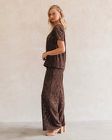 Chocolate Lace Pants