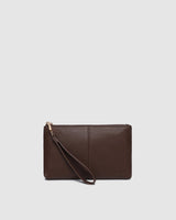 Mimi Clutch – Chocolate Vegan Leather Clutch