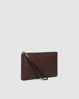 Mimi Clutch – Chocolate Vegan Leather Clutch