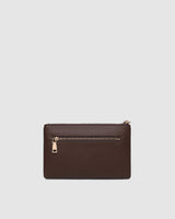Mimi Clutch – Chocolate Vegan Leather Clutch