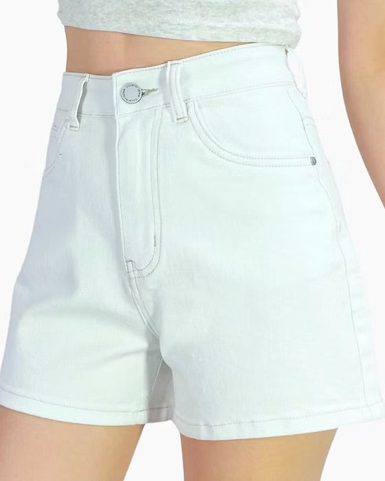 White Stretch Short Country Denim