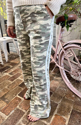 By Frankie Camo with White Stripe Pant