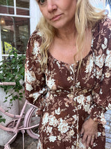 Myra Brown Floral Dress