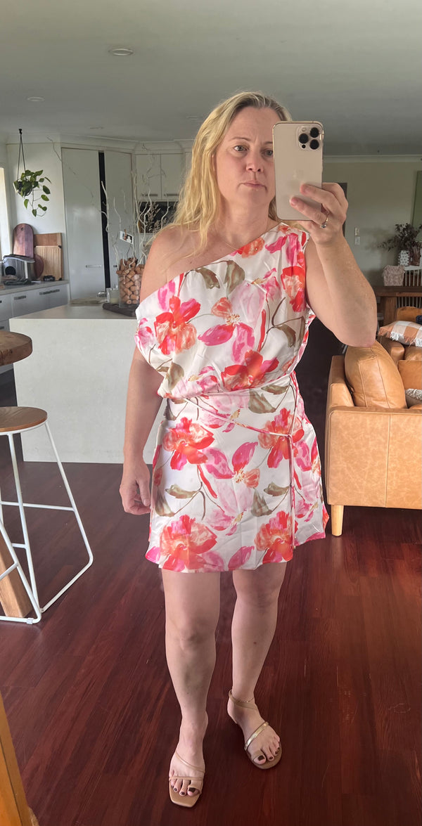 Floral Off the Shoulder Dress