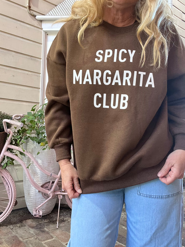 Spicy Margs Choc Sweater By Frankie