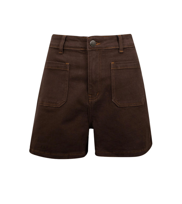 Chocolate Stretch Shorts