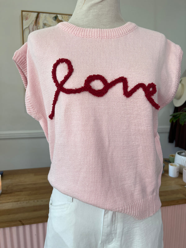 Love knit top