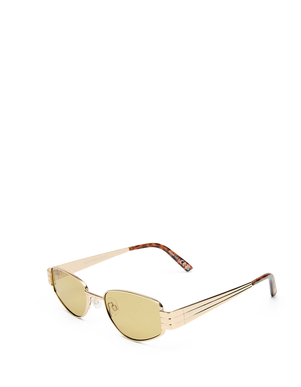 Cloudfare Sunglasses – Gold & Dark Tort Metal Sunglasses