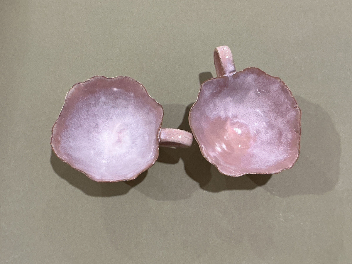 Yuki Stoneware Cup Fawn Pink Glaze