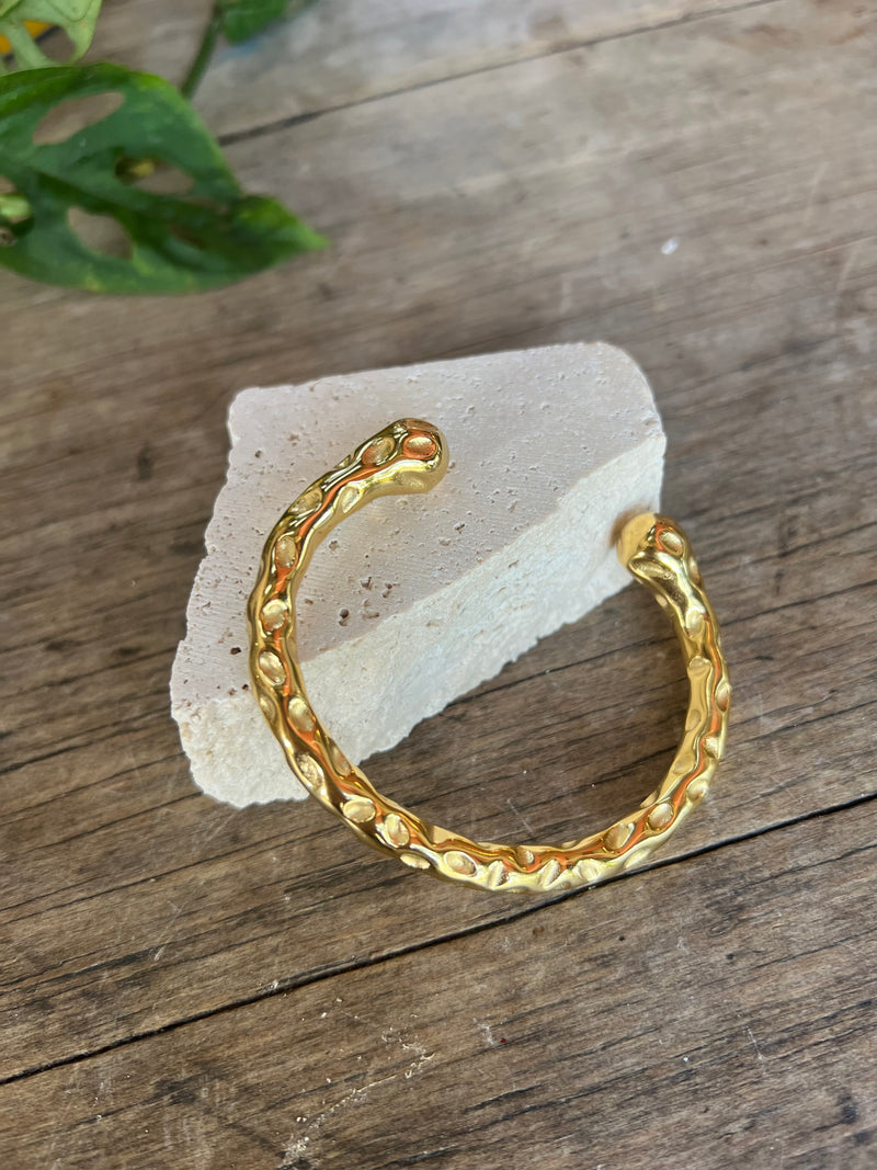 Hammered Cuff Bangle