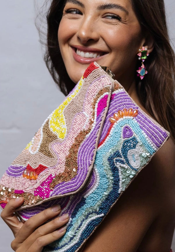 Beaded Soiree Clutch