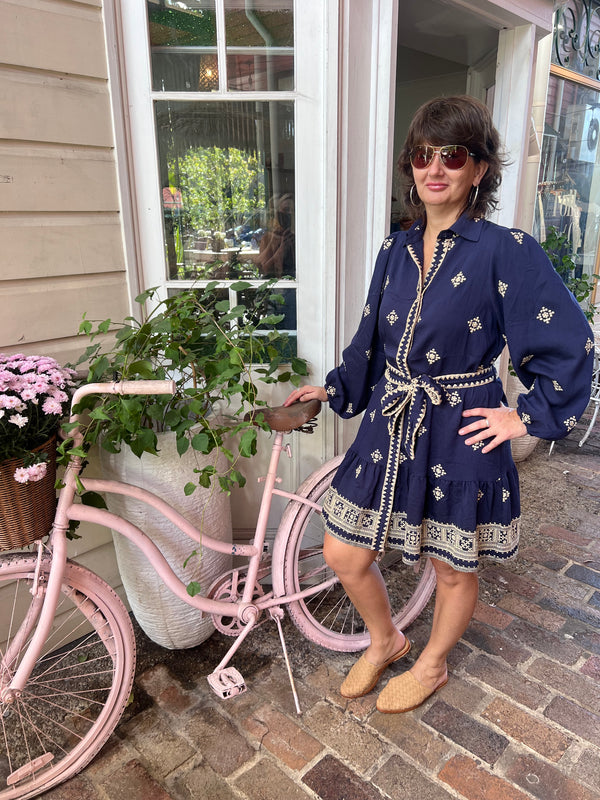 Collins Navy Dress