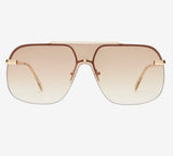 Venatici Sunglasses – Bright Gold Shield Sunglasses