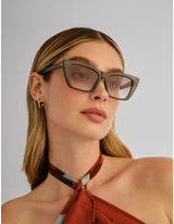 Solstice Sunglasses – Khaki Cat-Eye Sunglasses
