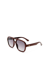 Whirlpool Sunglasses – Burgundy Aviator Sunglasses