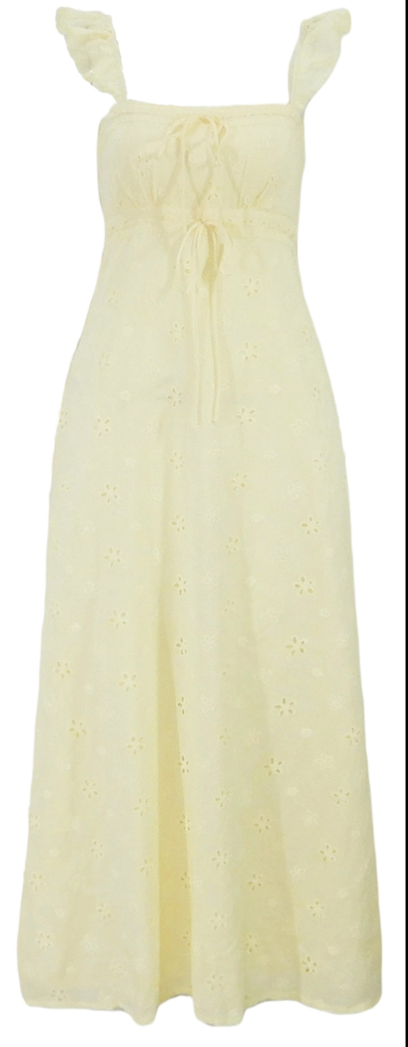 Lemon Butter Anglaise Dress