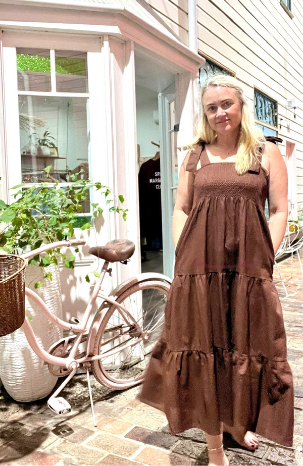 Bridge Brown Dress