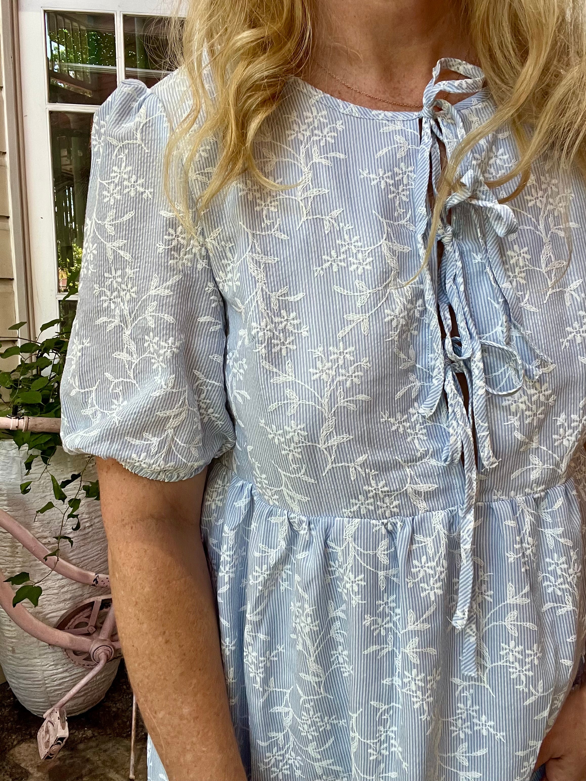 Fawn Sky Blue Baby Doll Dress – Folk and Co