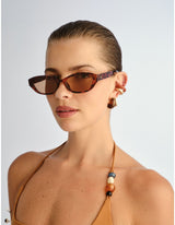 Moonstone Sunglasses – Dark Tort Oval Sunglasses