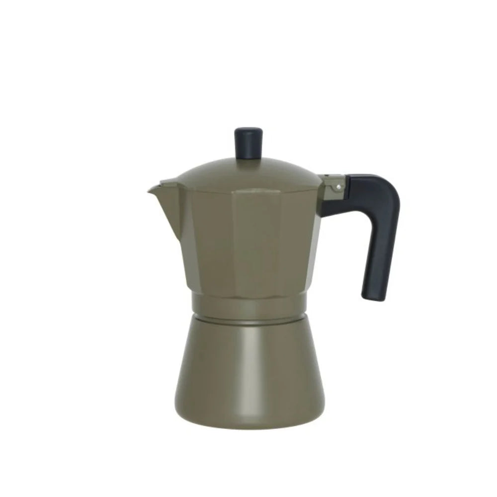 Stovetop espresso maker 6 cup aluminium coffee pot kitchen