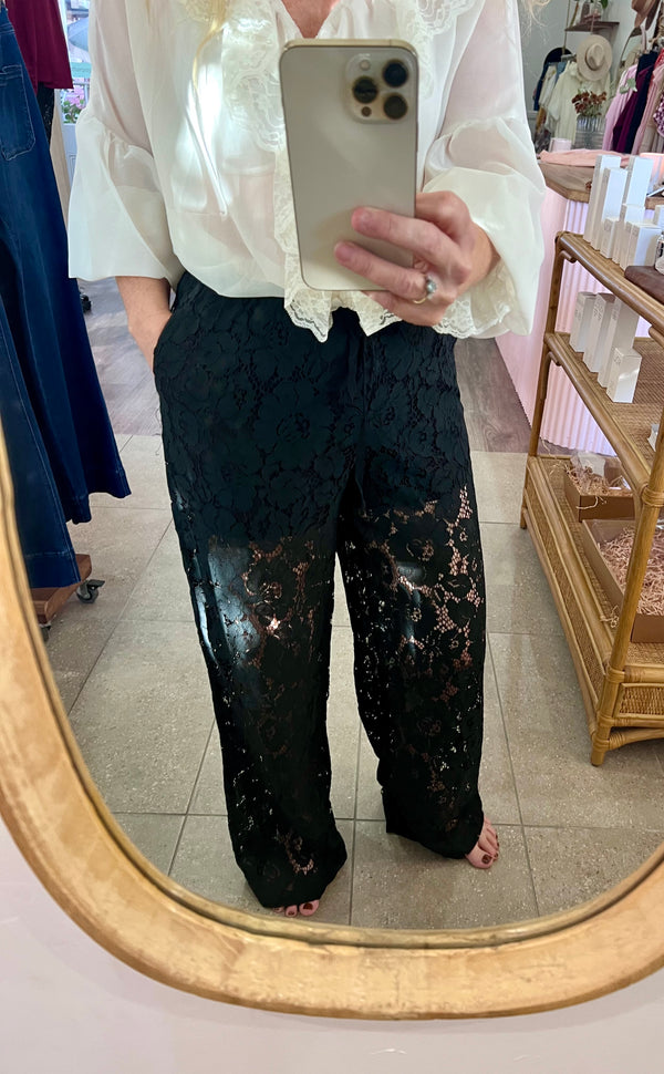 West Lace Black Pant