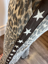 By Frankie Leopard Pant with Chocolate Star
