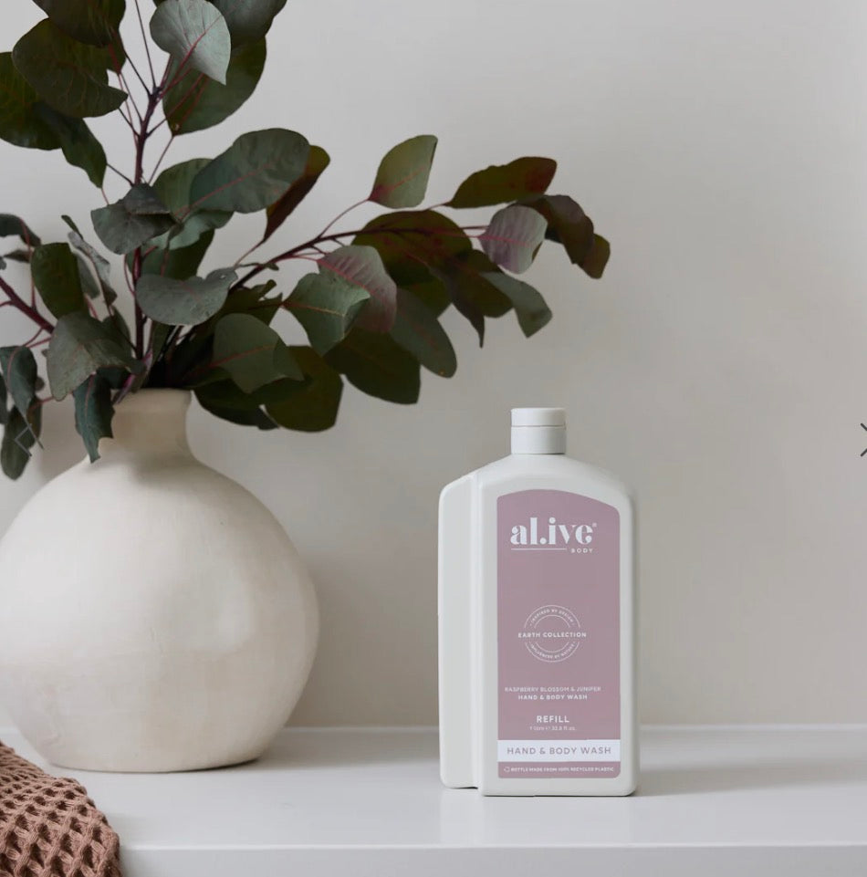 Al.ive Refill Hand and Body Wash Raspberry Blossom and Juniper