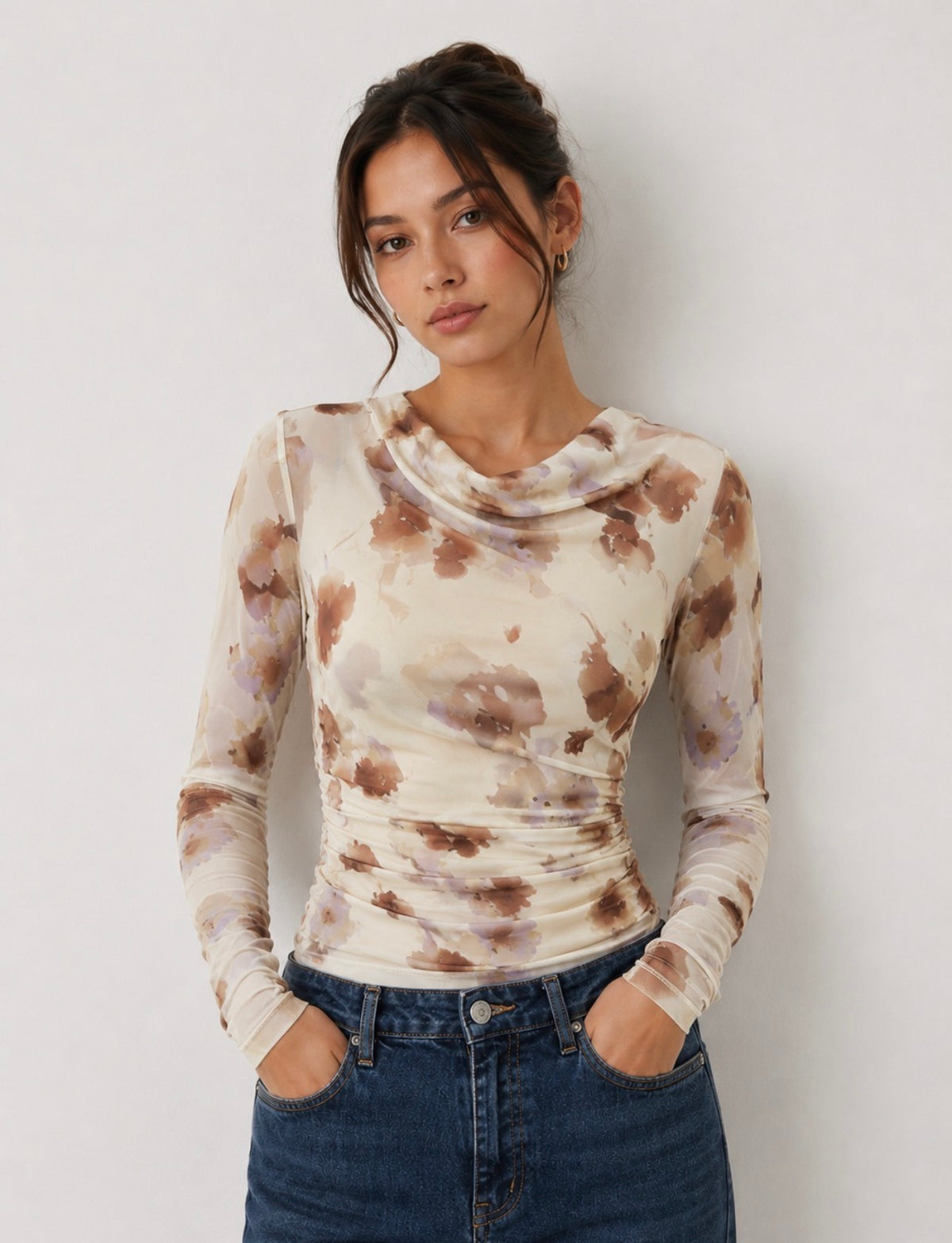 Orchid Lover Mesh Top